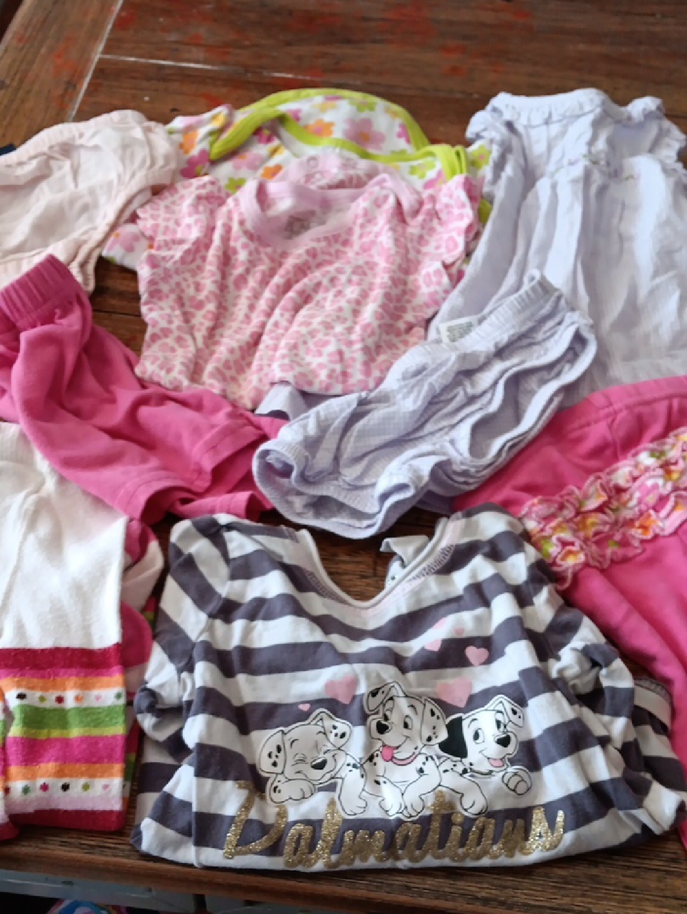 Assorted Misc Girls Baby Clothes Size 9 /12 Months